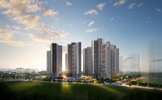 평택 브레인시티 수자인 석경 투시도